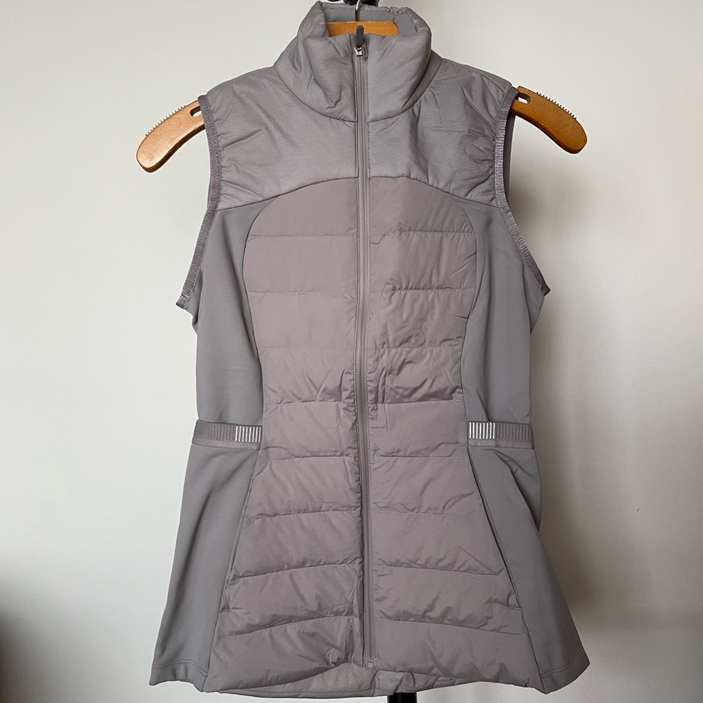 Lululemon Down for it all vest dark chrome